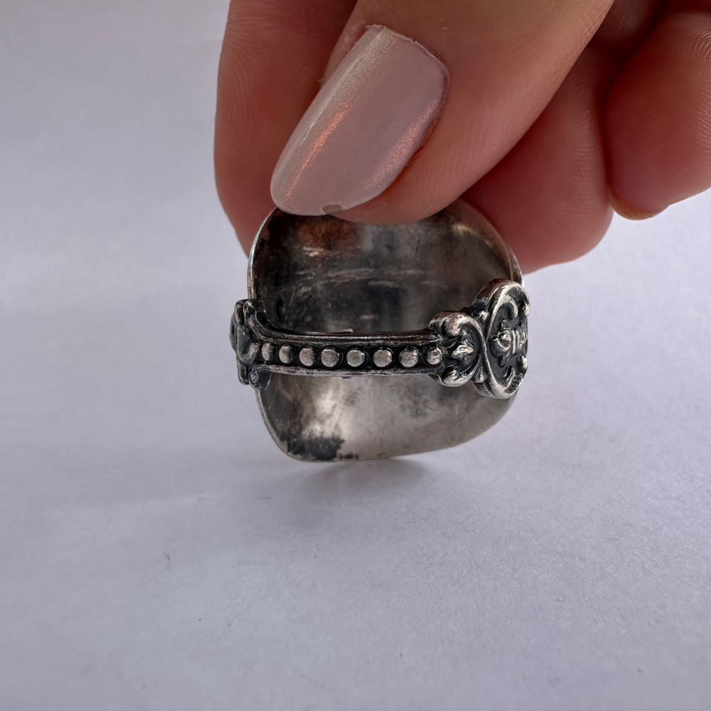 Vintage Spoon Upcycled‎ Statement Ring - Picture 3 of 6